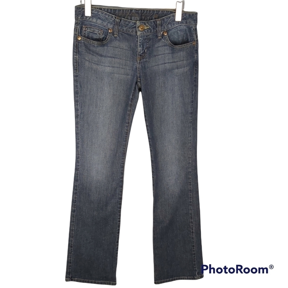 GUESS DAREDEVIL boots cut jeans size 29 low rise Y2K